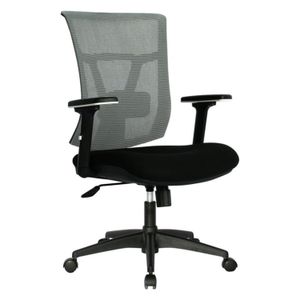 Silla De Oficina Osai Gerente Gris Negro