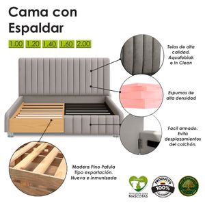 Cama Queen Vitale Blanco
