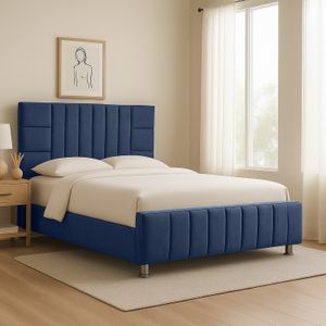 Cama Doble Fiora Azul