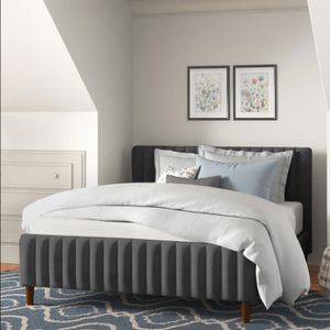 Cama King Vitale Gris Plomo