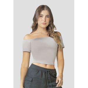 Blusa Mujer Gris Claro Atypical 110157