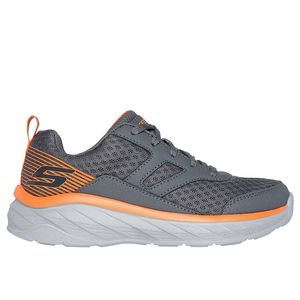 Tenis Skechers Niño Boundless 403719L-CCOR Gris Naranja
