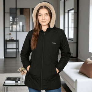 Chaqueta para Mujer GO Touch Magic con Capucha e Interior en Tela Ovejera Adhara Negro