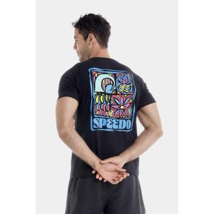 Camiseta Manga Corta Tropical Blocks Hombre