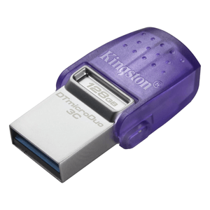 Memoria USB 3.2 + USB-C OTG De 128GB Kingston DT Microduo 3C