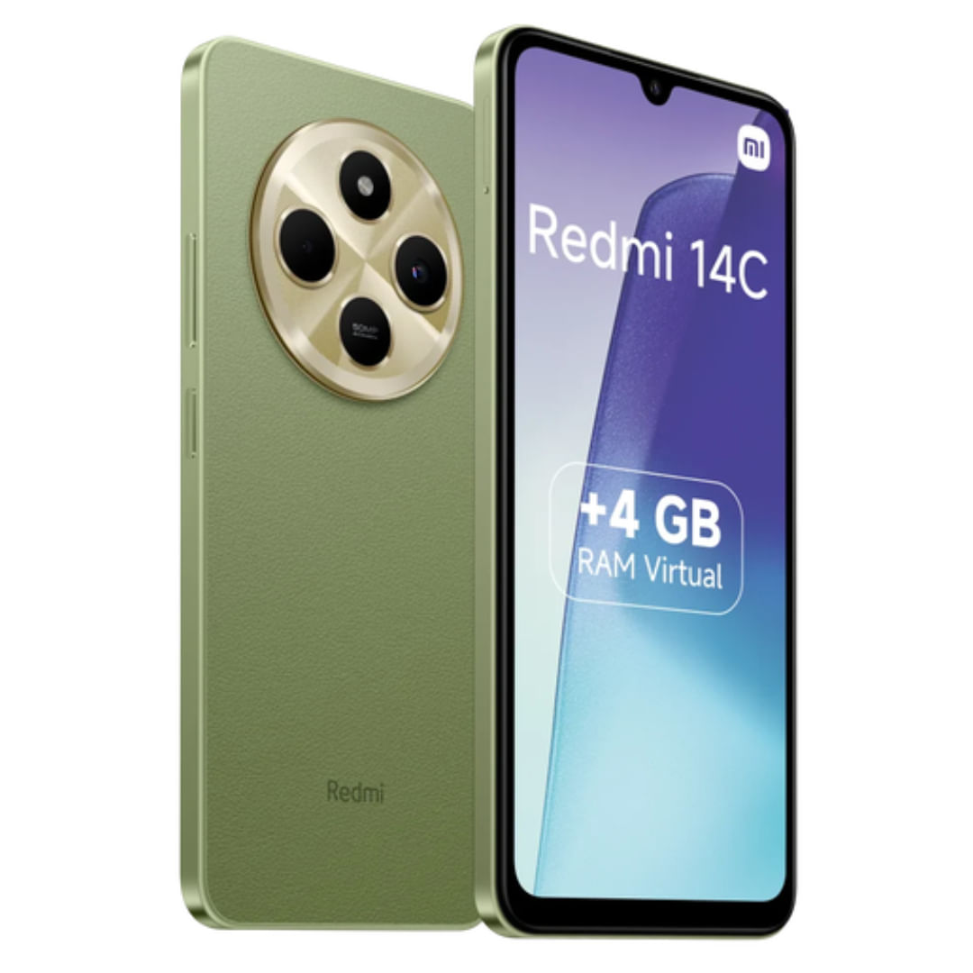 Celular Xiaomi REDMI 14C 128GB/4+4 Verde - Agaval