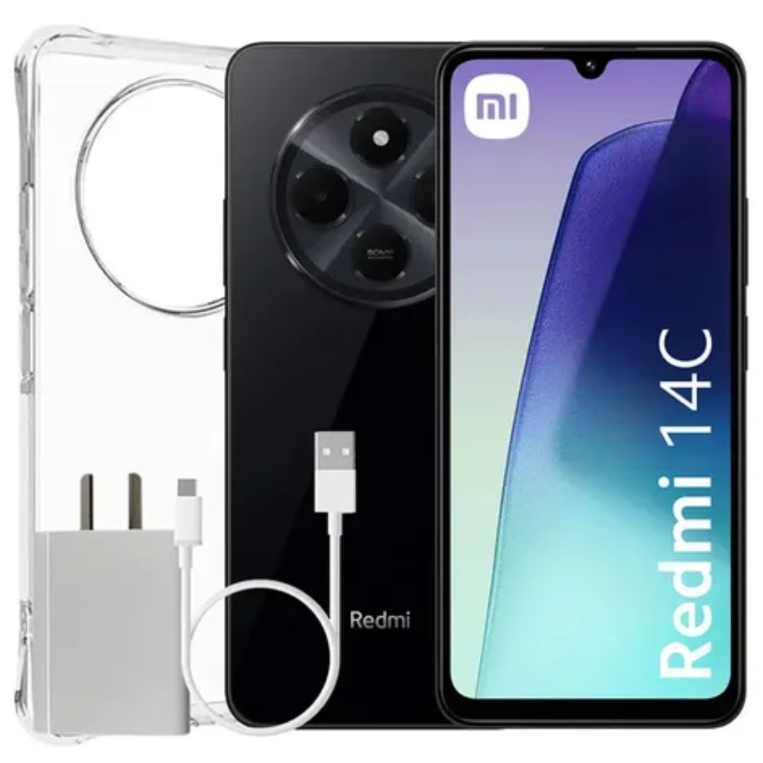Celular Xiaomi REDMI 14C 128GB/4+4 Negro - Agaval