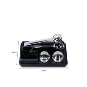 Set esferas de hielo en acero y pinza