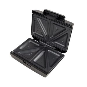 Sanduchera HOME ELEMENT Negro Platos 2 Puestos 299901026