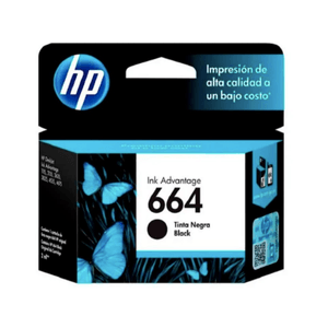 Cartucho HP  664 HP DeskJet Ink Advantaje (120 páginas) -Negro