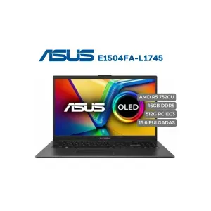 Portátil ASUS E1504FA-L1745 AMD Ryzen 5 7520U RAM 16GB 512GB SSD 15.6 Pulgadas OLED