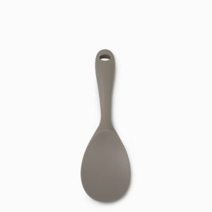 Cuchara plana en silicona gris