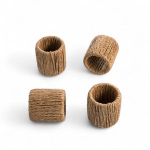 Aros de servilleta arena setx4