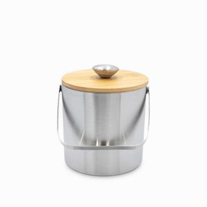 Hielera con tapa en bambú 1600ml