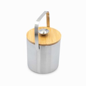 Hielera con tapa en bambú 1600ml