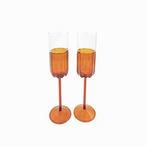 Copa champaña Franklin ambar setx2