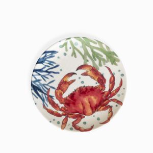 Plato corales cangrejo 20 cm
