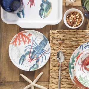 Plato corales langosta 20 cm