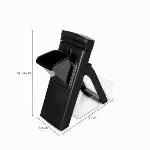 Mandolina vertical negra