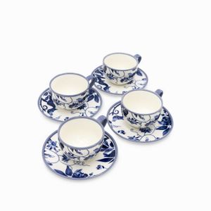 Pocillo y plato porto setx4