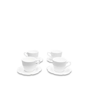 Pocillo y plato dina 90ml setx4