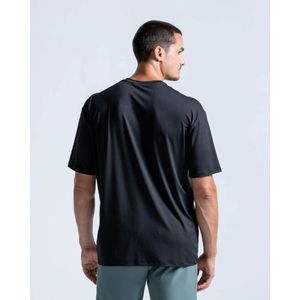 Camiseta Oversized Vibe Deportiva,  Color Negro  Para Hombre