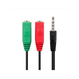 Convertidor/ Adaptador 2 A 1 De Audio Y Sonido 3.5mm
