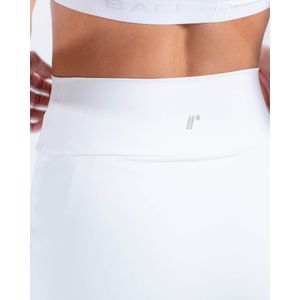 Falda Impulso Ajustada Con Biker Interno,  Color Blanco Para Mujer