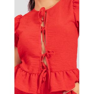 Blusa Mujer Rojo Atypical 112488