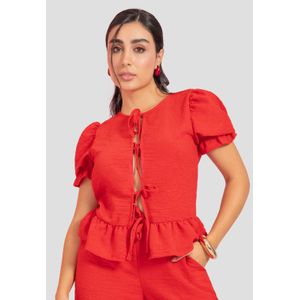 Blusa Mujer Rojo Atypical 112488