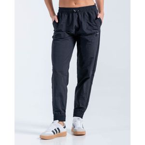 Jogger Tiro Alto Con Bota Ajustable,  Color Negro  Para Mujer