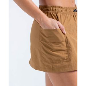 Falda Cargo Color Cafe Para Mujer