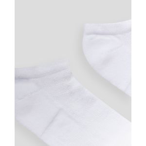 Media Tobillera,  Color Blanco/Jaspe Para Unisex