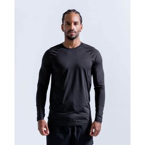 Camibuzo Ajustado Con Bloques En Malla,  Color Negro  Para Hombre