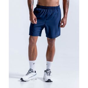 Pantaloneta Tela Transpirable Con Licra,  Color Azul Oscuro  Para Hombre