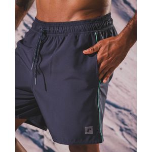 Pantaloneta De Playa,  Color Gris Oscuro  Para Hombre