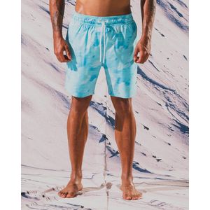 Pantaloneta De Playa,  Color Verde Agua Para Hombre