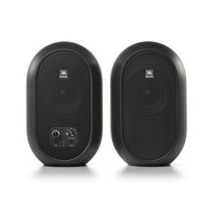 Parlante Monitores de Estudio JBL 104-BT (2) Bluetooth  Profesional Negro