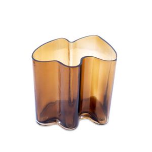 Jarrón Olivia ambar grande