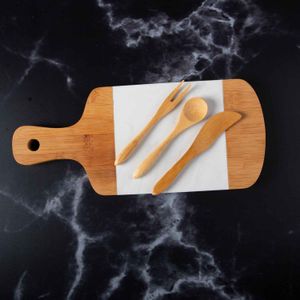 Cucharas en bambú set x6