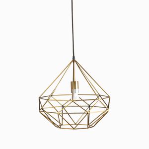 Lámpara Rombo brass