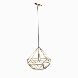 Lámpara Rombo brass