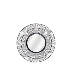 Espejo líneas negro 60cm