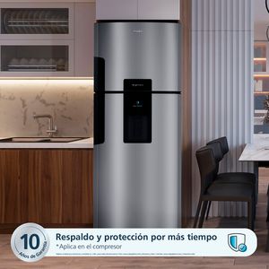 NEVERA MABE 470 LITROS REFRIGERACIÓN SUPERIOR RMP470YCU NEGRO