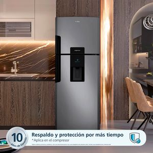 NEVERA MABE 470 LITROS REFRIGERACIÓN SUPERIOR RMP470GCT NEGRO