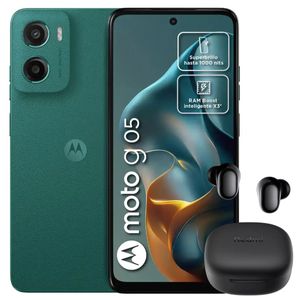 Celular Motorola Moto G05 128GB/4GB Verde + Buds 6 Play Blk