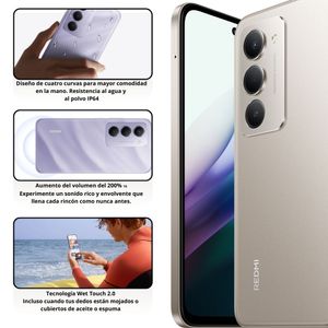 Celular Xiaomi Redmi 15 4G 256GB/8GB RAM - Dorado