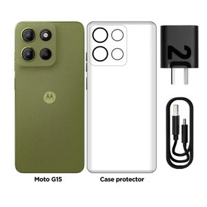 Celular MOTOROLA MOTO G15  128/4+4 Verde