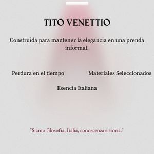 Set x 2 Camisetas Básicas Hombre Tito Venettio Algodón Pima Peruano