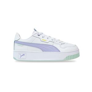 Tenis Puma Carina Street Lux Mujer Color Blanco Morado